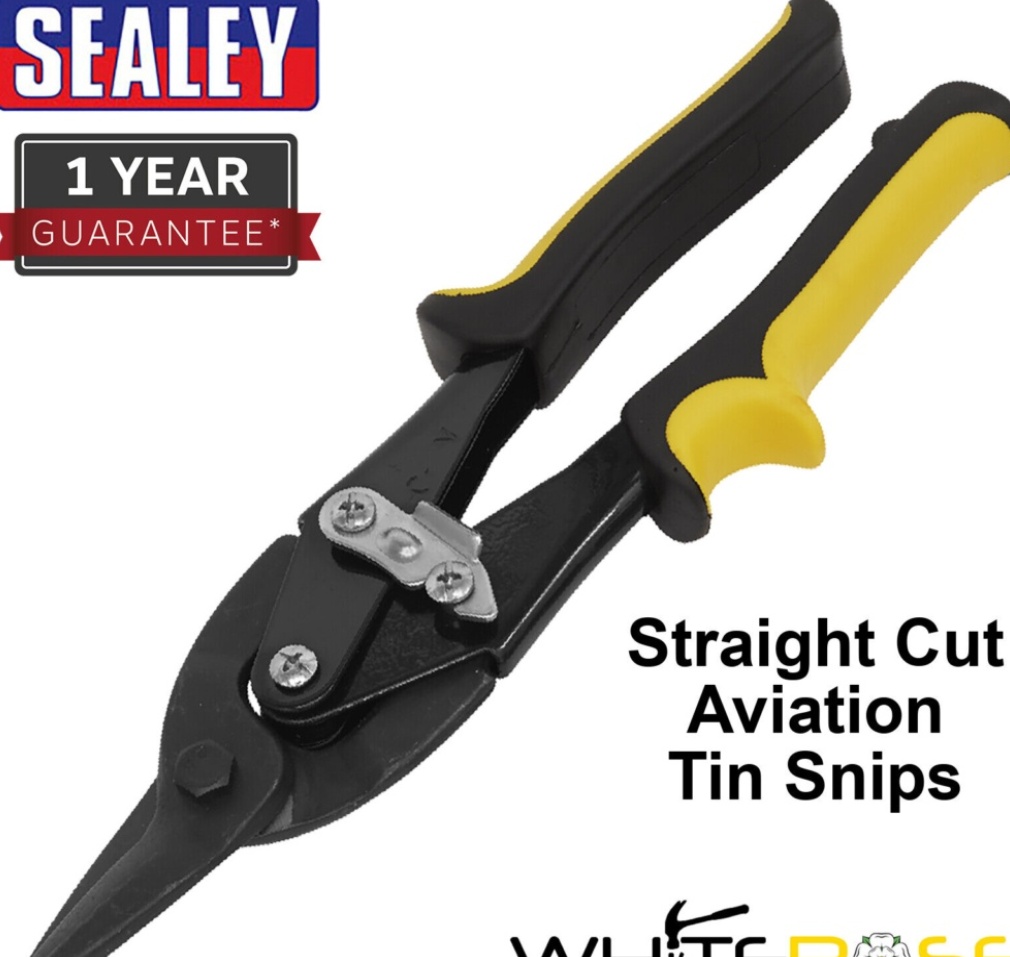 Sealey AK6904 Straight Cut Aviation Tin Snips