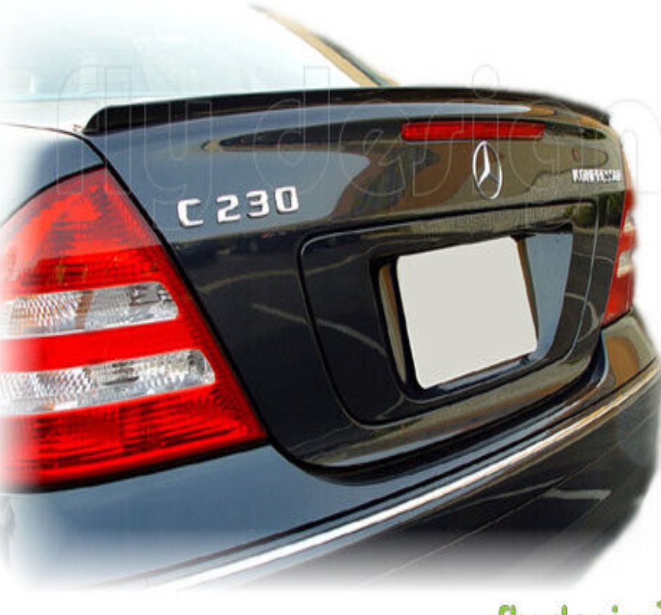 Fits For MERCEDES C W203 Spoiler Rear Spoiler Lip Flap