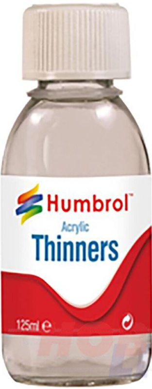 Humbrol ACRYLIC THINNERS 125ml bottle paint thinners brush airbrush AC7433