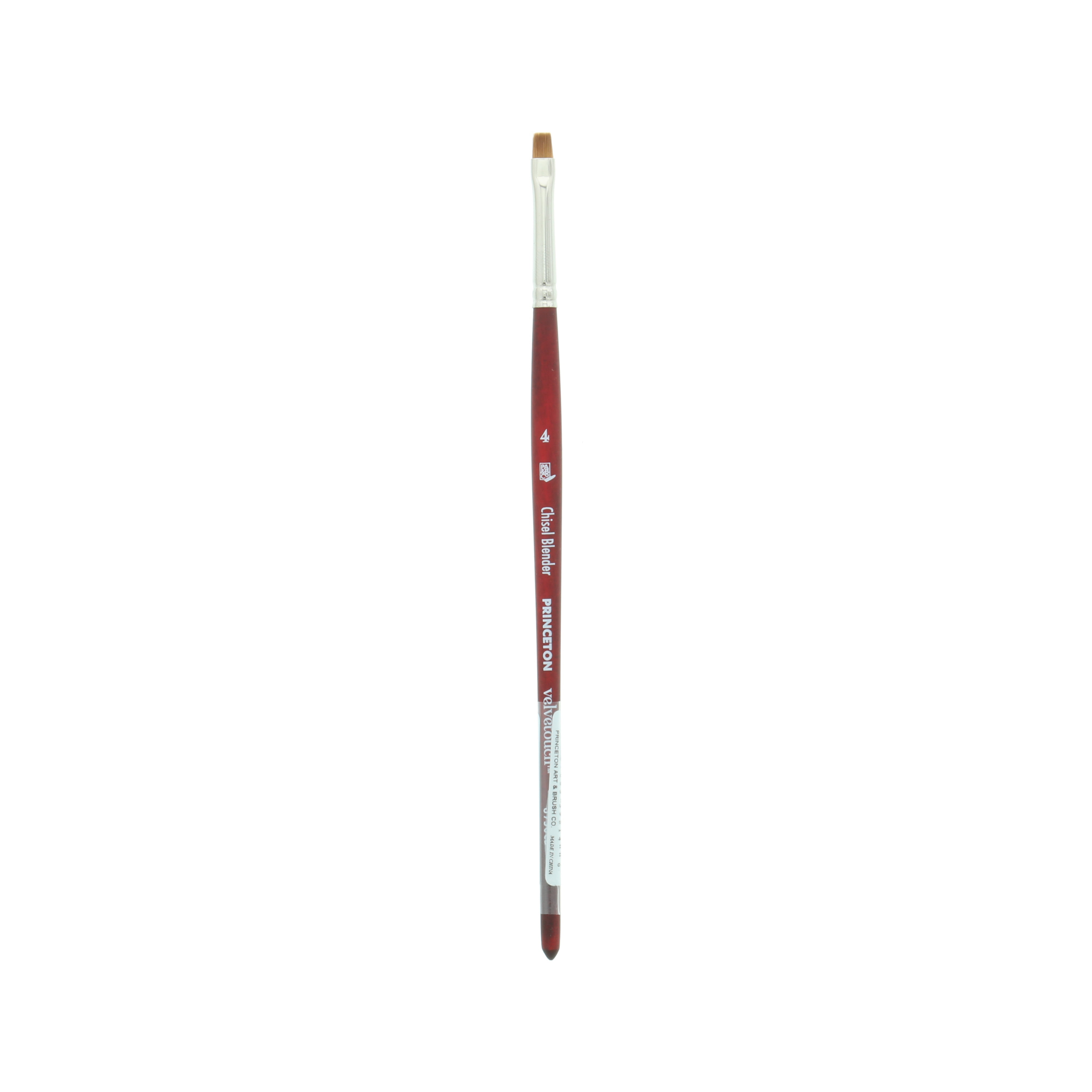 Princeton Pri Velvetouch Syn Sh Chisel Blendr Sz 4