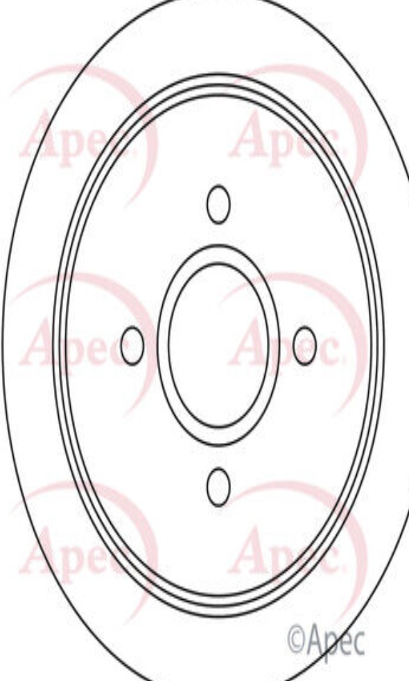 Apec Brake Disc Rear Single Premium 5025951 5028906075361 270mm DSK635
