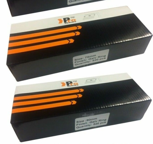 1560 MIXED (50mm,75mm,90mm) Framing Nails for DEWALT DCN692, Paslode IM350/350+