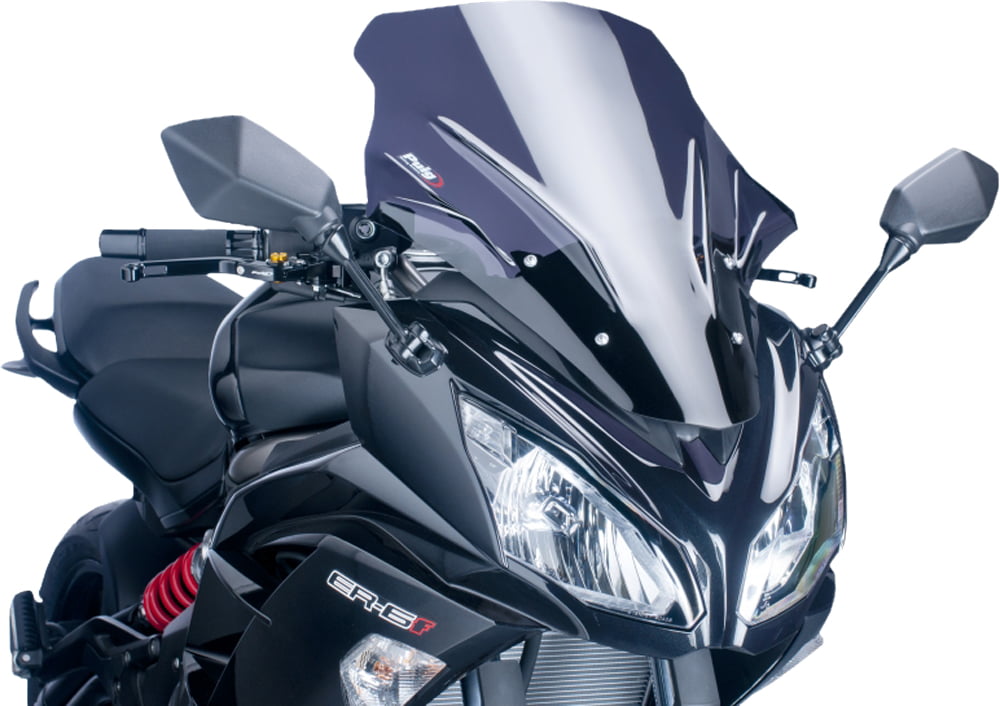 Puig Touring Screen Smoke For Kawasaki Er6-F (12-16) Dark 5998000000708