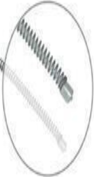 Handbrake cable Disc Brake K11458 A.B.S. for MITSUBISHI HYUNDAI