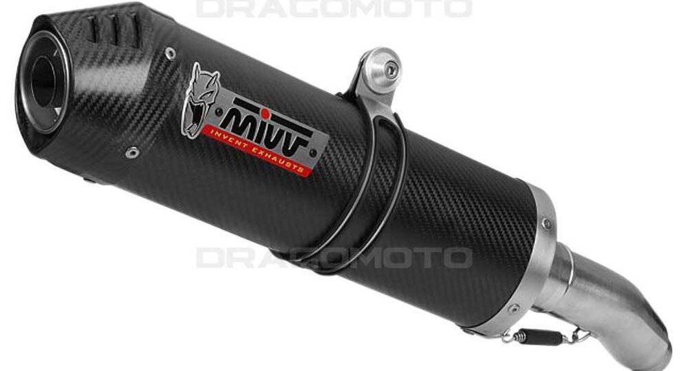 Mivv Exhaust Oval Carbon kat TRIUMPH TIGER 800 XC XR XRX XCX XRT XCA 2011 > 2016