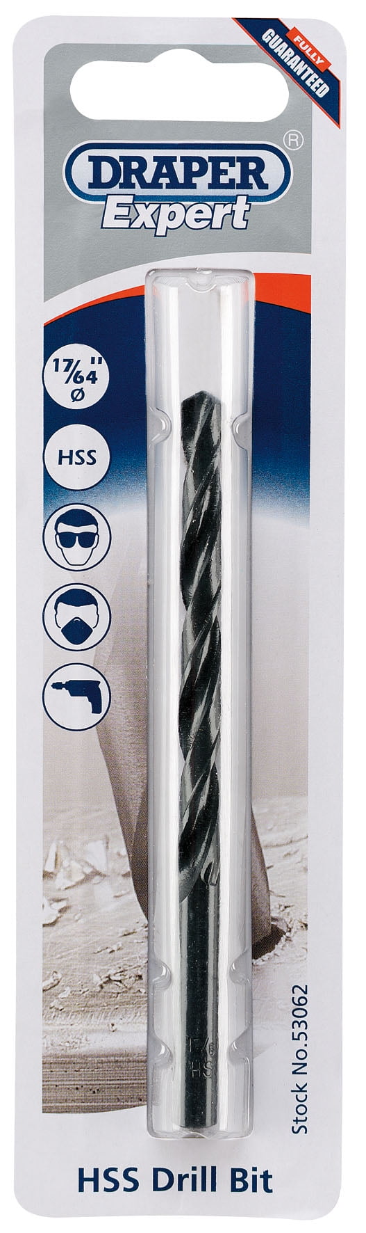 Draper 53062 HSS Drill Bit 17/64"" x 180mm