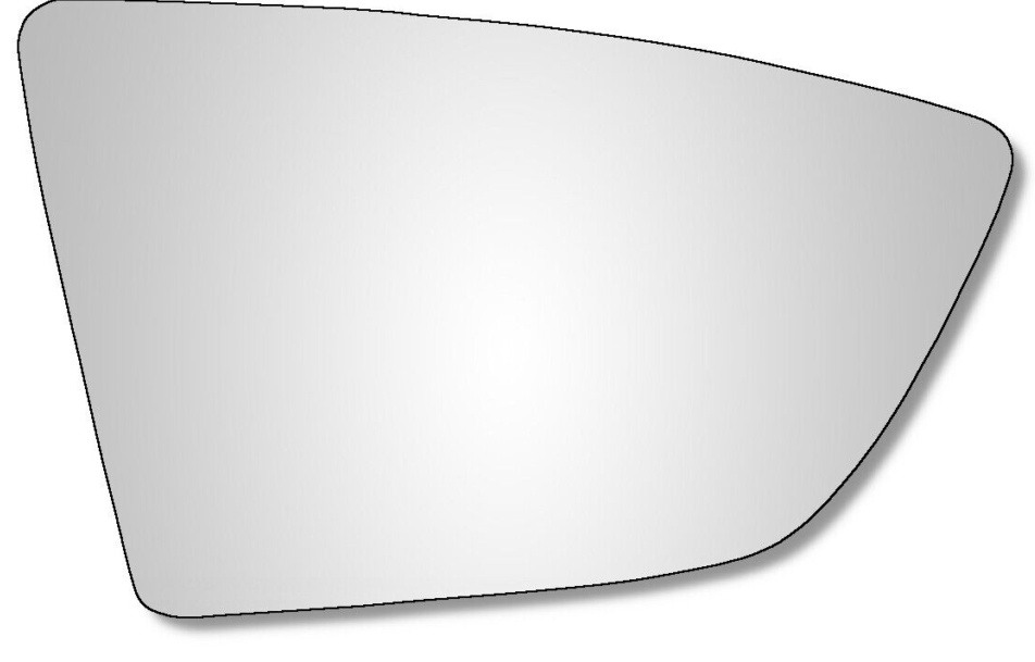 Right Hand Drivers Side Seat Ibiza Mk5 2017-2022 Convex Wing Door Mirror Glass