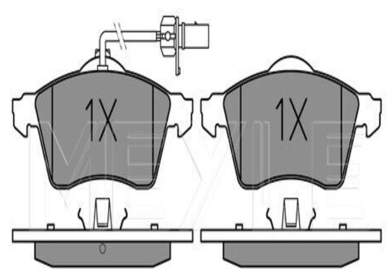 MEYLE 025 218 8519/W BRAKE PAD SET DISC BRAKE Front