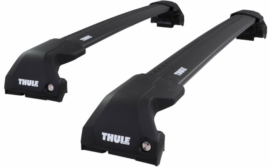 THULE - WingBar Edge Black Aluminium Roof Bars for Audi E-tron SUV (2020-22)