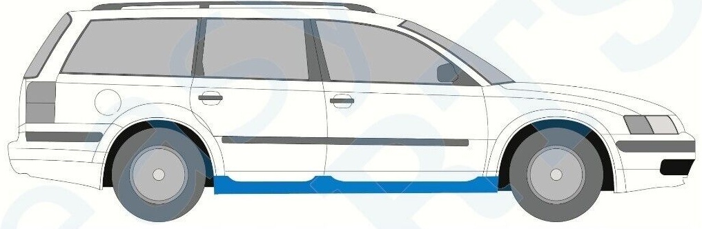 VOLKSWAGEN PASSAT B5 1996-2005 FULL SILL REPAIR PANEL ROCKER PANEL / PAIR