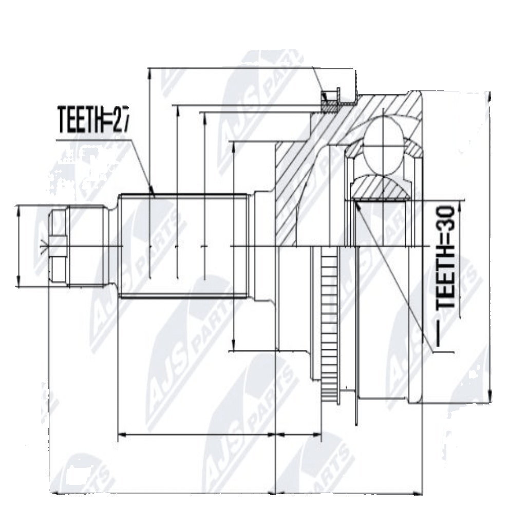 Fits NTY NPZ-SB-011 external joint - Image 5