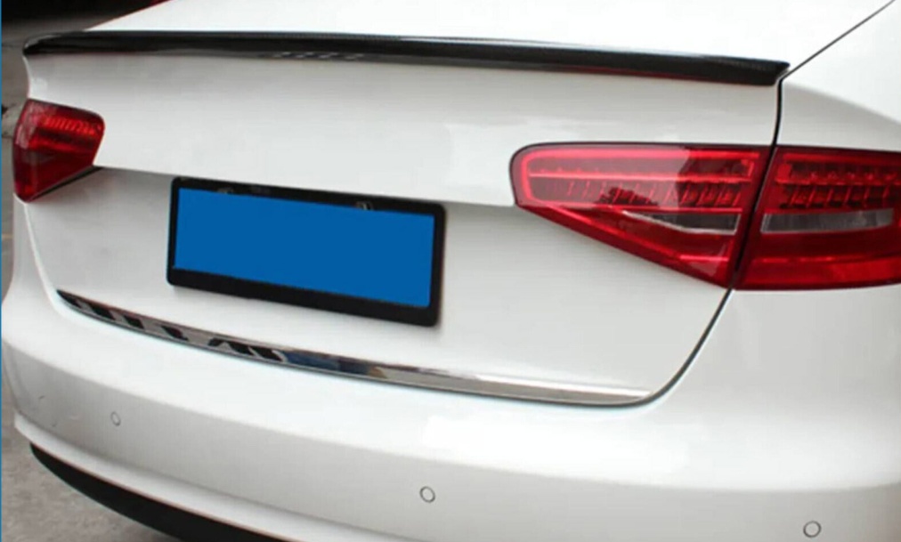 Fits Audi A4 B8.5 2012-2015 Rear Trunk Boot Lip Spoiler Sport Gloss Black 9145588450159 - Image 4