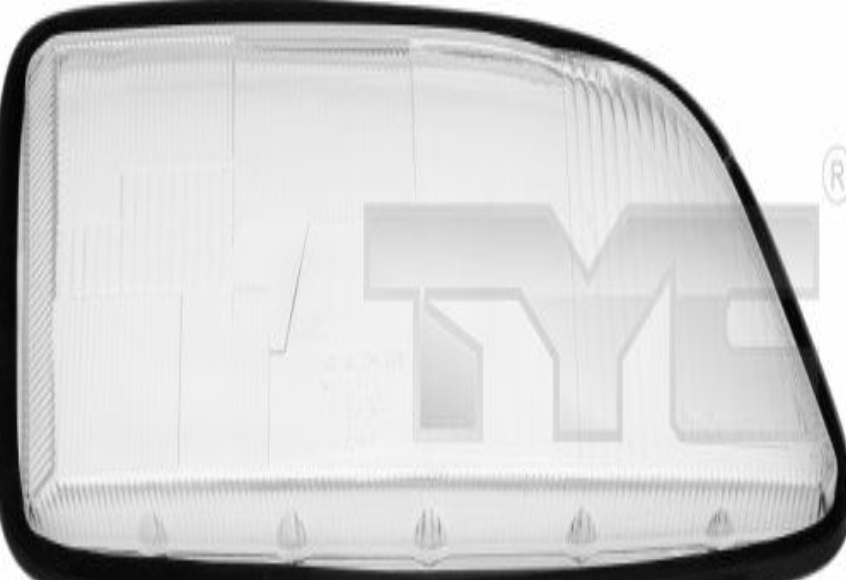 Left TYC 20-5484-LA-1 Diffusing Lens, headlight for VOLVO