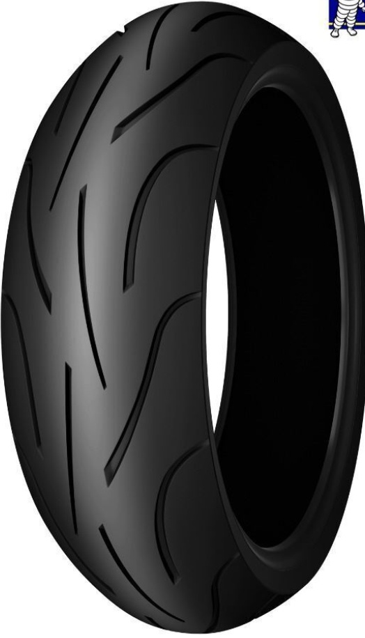 Michelin Pilot Power 2CT Tyre 180/55-17 for Ducati Sport 1000 06-09
