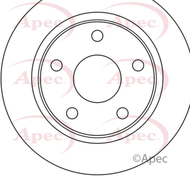 APEC Brake Disc Front - DSK3160