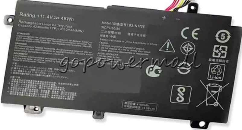 B31N1726 Battery For ASUS ROG Strix G15 G512 G512LI G531 G531G FX86