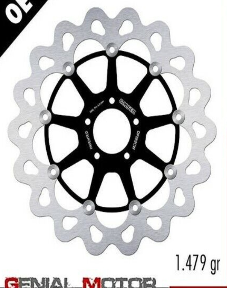 Galfer Front Brake Disc WAVE FLOATING FULL(ALU)340x5mm BUELL X1 LIGHTNING 2000