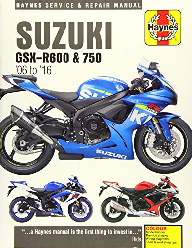 Haynes Manual 4790 for Suzuki GSXR600 & GSXR750 (06 - 16) workshop & service