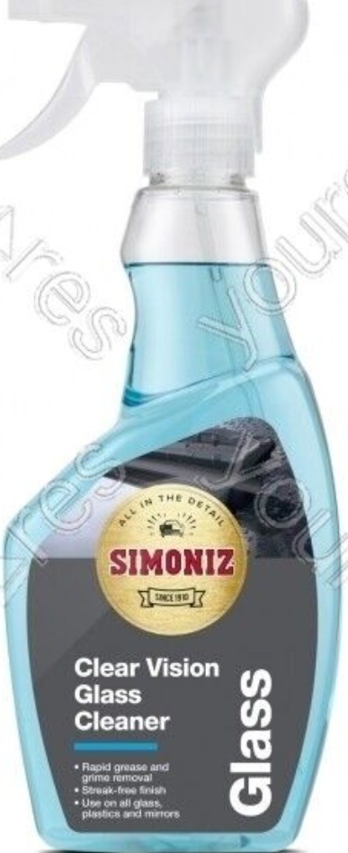 Simoniz Glass & Headlight Cleaner 500ml - Streak Free Finish - SAPP0181A