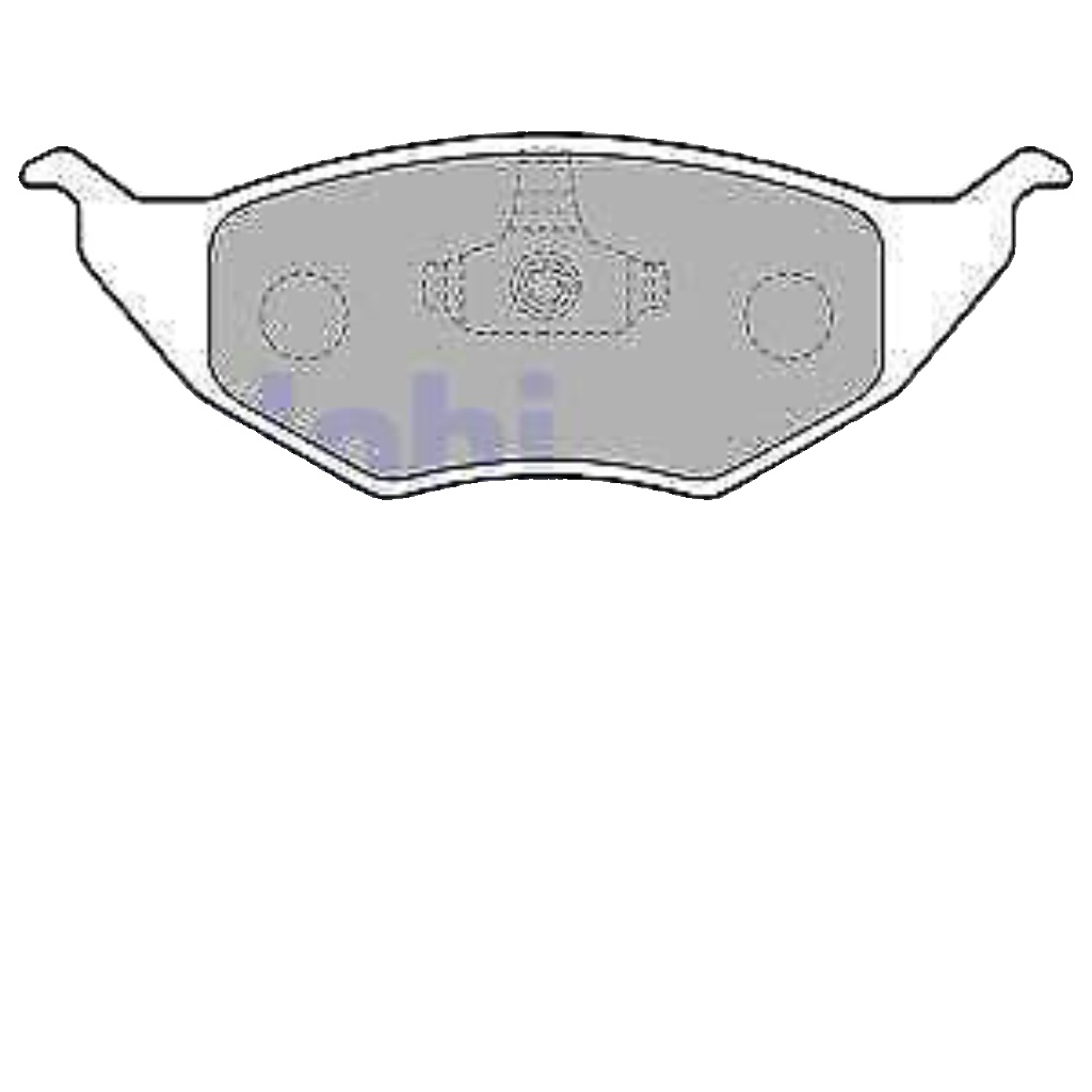 Fits DELPHI LOCKHEED HAMULCE LP1675 HAM PADS. FRONT ATE 1.0-1.4 1.4TD ⭐UK Stock⭐