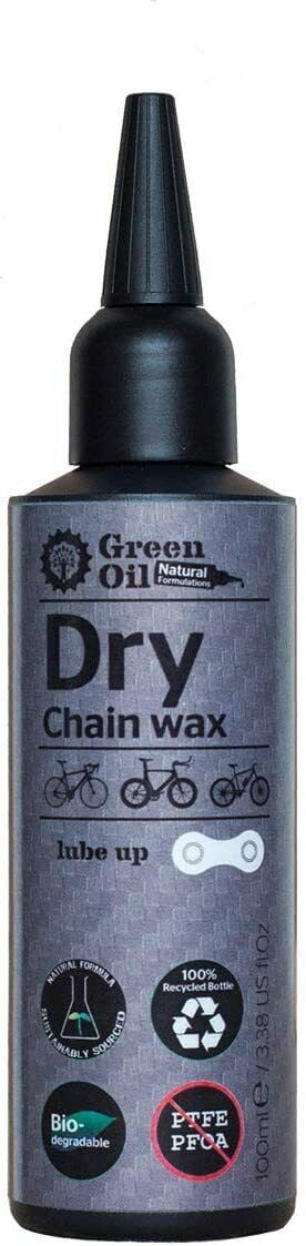 Green Oil Dry Chain Wax 100ml (Biodegradable Lube For Dry Conditions)