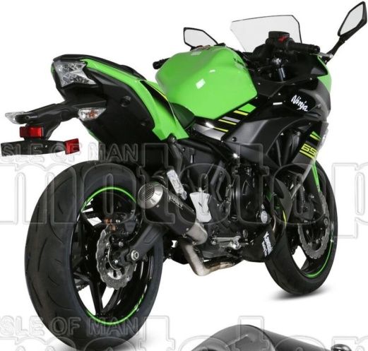 Mivv Complete Exhaust MK3 Black Inox black for KAWASAKI Z 650 2017 > 2023