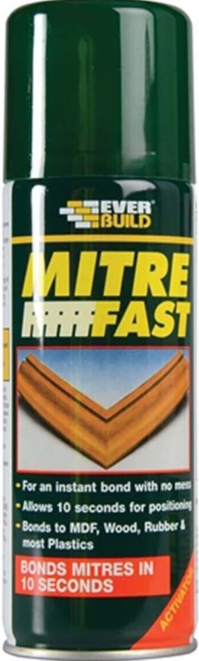 EVERBUILD MITRE FAST BONDING KIT STD SUPER GLUE 50g & ACTIVATOR 200ML