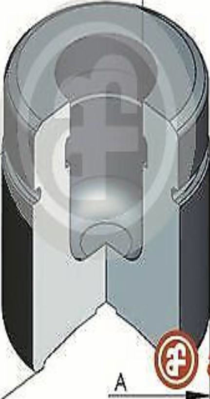 Front AUTOFREN SEINSA D025465 Piston, brake caliper for CHRYSLER,DODGE,JEEP,KIA