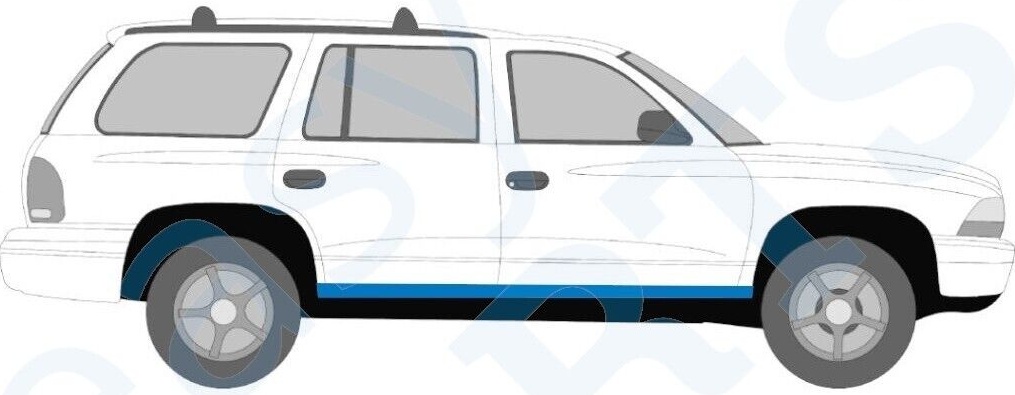 DODGE DURANGO 1997-2004 SILL REPAIR PANEL ROCKER PANEL / RIGHT = LEFT / PAIR