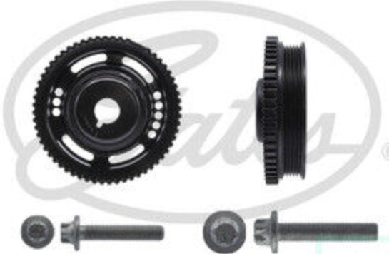 GATES TVD1144A Belt Pulley, crankshaft for CHEVROLET,OPEL,SAAB,VAUXHALL