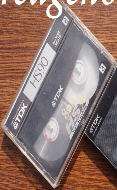 TDK P5-90 HS VIDEO 8mm / Hi8 CAMCORDER TAPE / CASSETTE - HIGH STANDARD