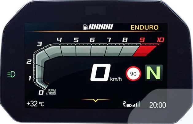 R&G Second Skin BMW R1200GS 2017> On Connectivity TFT Dashboard Screen Protector