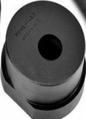 Powerflex Black Fr Up Eng/Trans Mnts MSport for EVO X 10/07-05/16 PFF44-105BLK