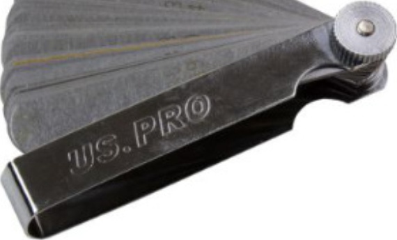 US PRO 32 Blade Leaf Dual Marked Metric and Imperial Feeler Gauge 5867