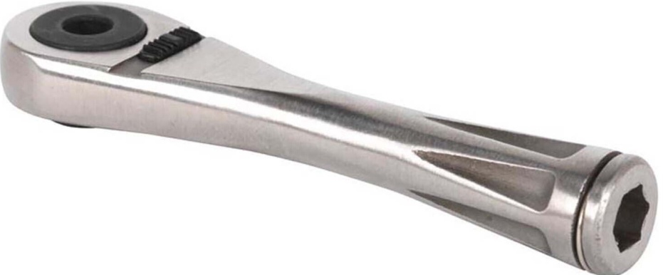 Sealey AK6962 Bit Driver Ratchet Micro 1/4"" Hex Stainless Steel Small Access