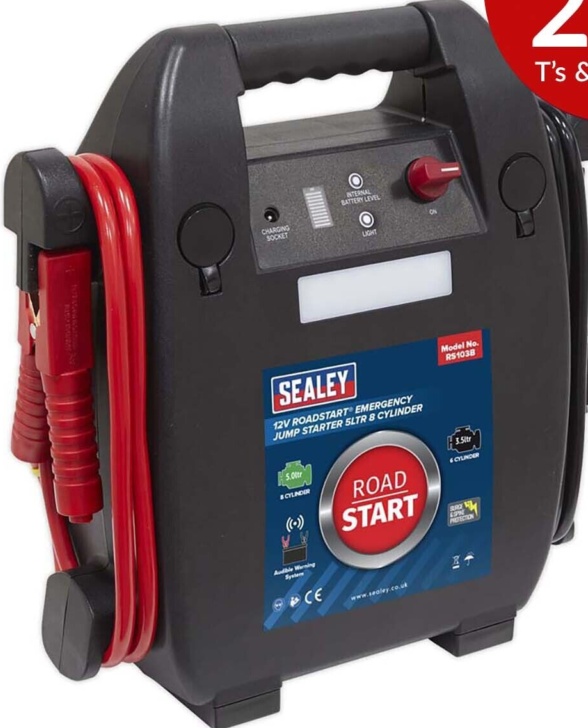 Sealey RS103B RoadStart® Emergency Jump Starter 12V 5L 8 Cylinder