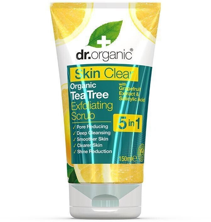 Dr Organic Skin Clear Exfoliating Scrub 150ml - Image 5