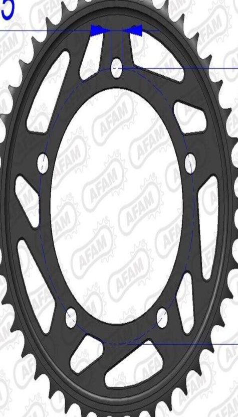 Crown AFAM Aluminium 15604-paso 525 for Moto Spare Parts & Accessories