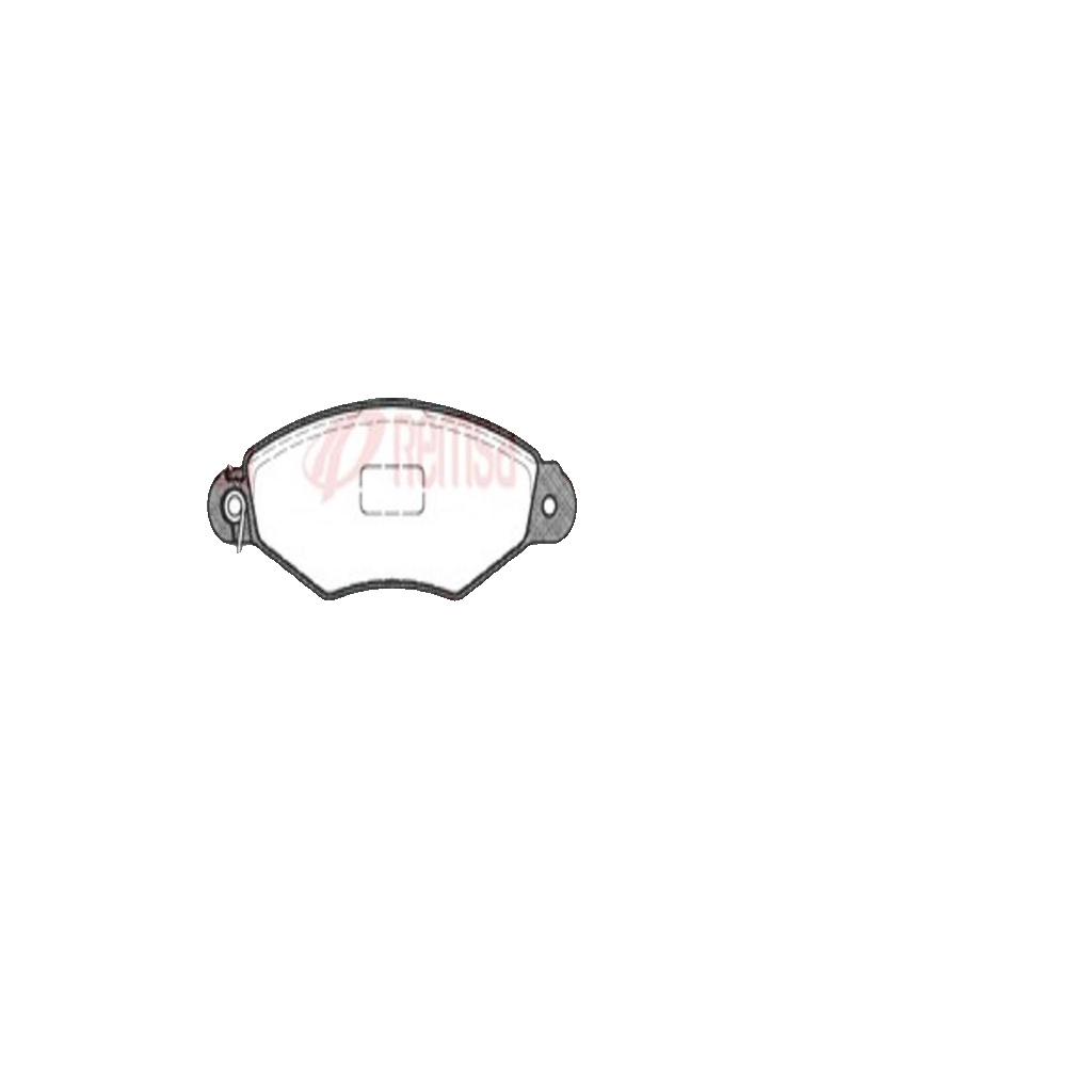 Brake pads Front Axle 0643.00 REMSA for PEUGEOT RENAULT CITROËN
