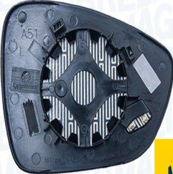 Left MAGNETI MARELLI-OE 182209008100 Mirror Glass, exterior mirror for CITROËN