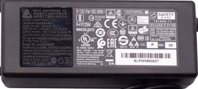 GENUINE DELTA ADVENT V85 LAPTOP ADAPTOR CHARGER