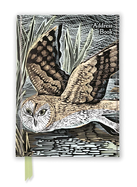 Angela Harding: Marsh Owl (Address Book) (Flame by Flame Tree Studio (HB 2023) - Image 4
