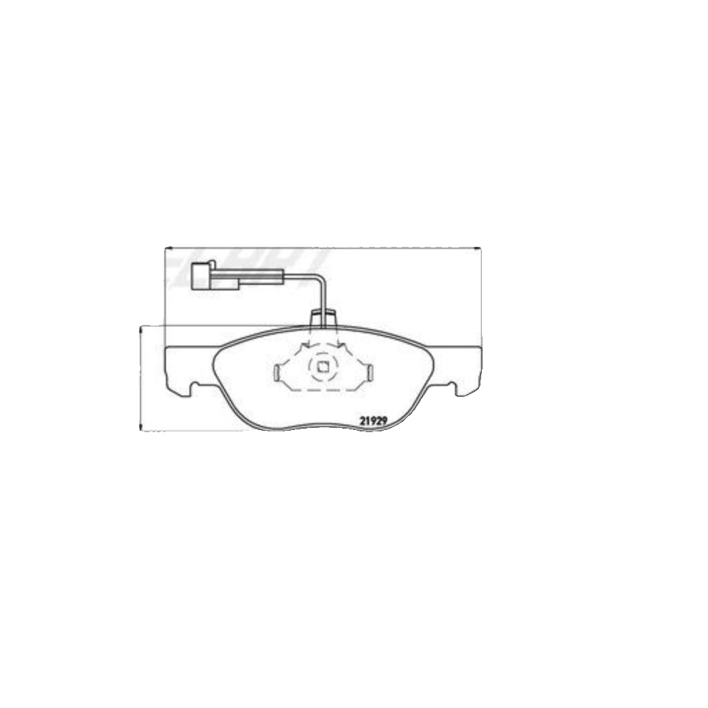 Brake pads P 23 071 BREMBO for ALFA ROMEO 145 146 GTV SPIDER - Image 5