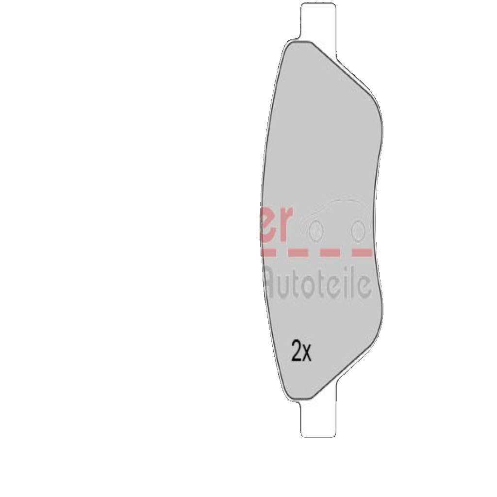 Original METZGER Brake Pad Set Disc Brake 1170117 for Alfa Romeo Citroën