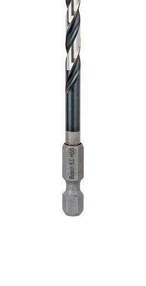 Bosch Professional HSS Hex-Shank Twist Drill Bit 5.0mm 1PCE 2608577056