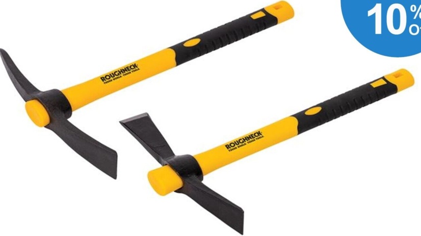 Roughneck 64-015 Micro Pick/Cutter Mattock Set 2 Piece - Image 2