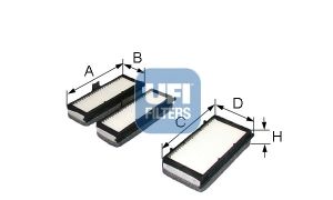 FILTER CABIN AIR 53.070.00 FOR FIAT RHW /RHK /RHM 2.0L 4cyl SCUDO Van - Image 6