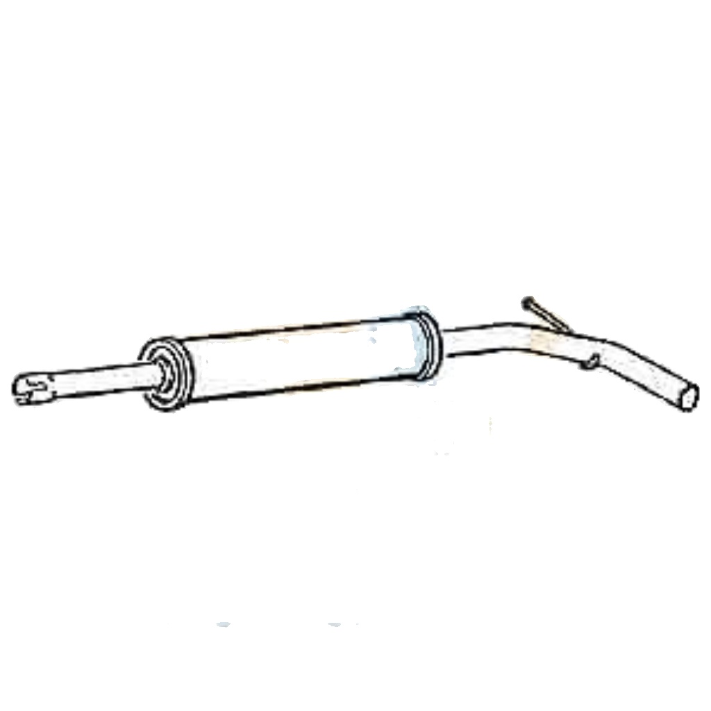 Klarius VW565E Exhaust Centre Box Polo 1.4                 99-01