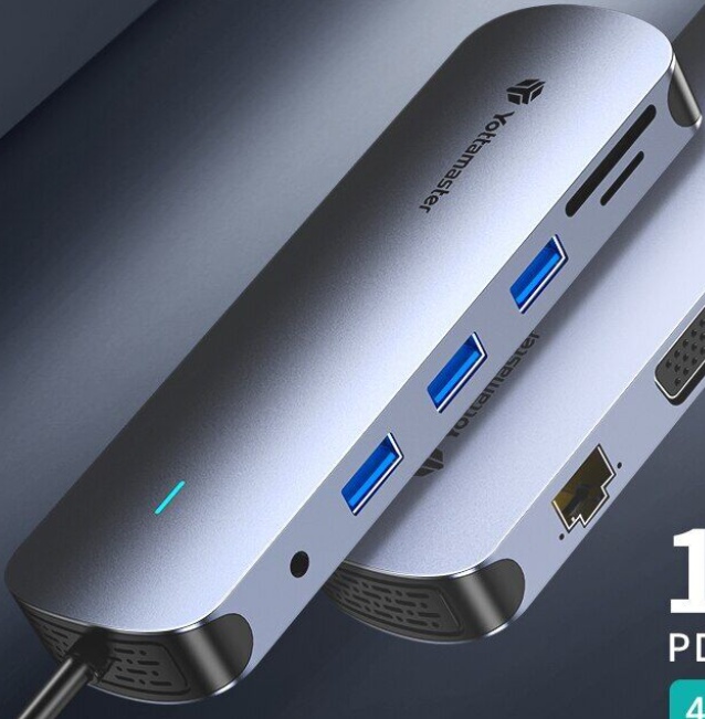 Yottamaster USB C HUB to 4K HDMI USB 3.0 PD 100W Power Adapter Docking Station