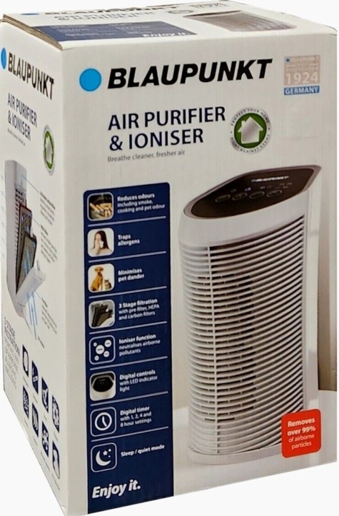 Blaupunkt Digital Air Purifier & Ioniser With 3 Stage Filtration System - Image 3